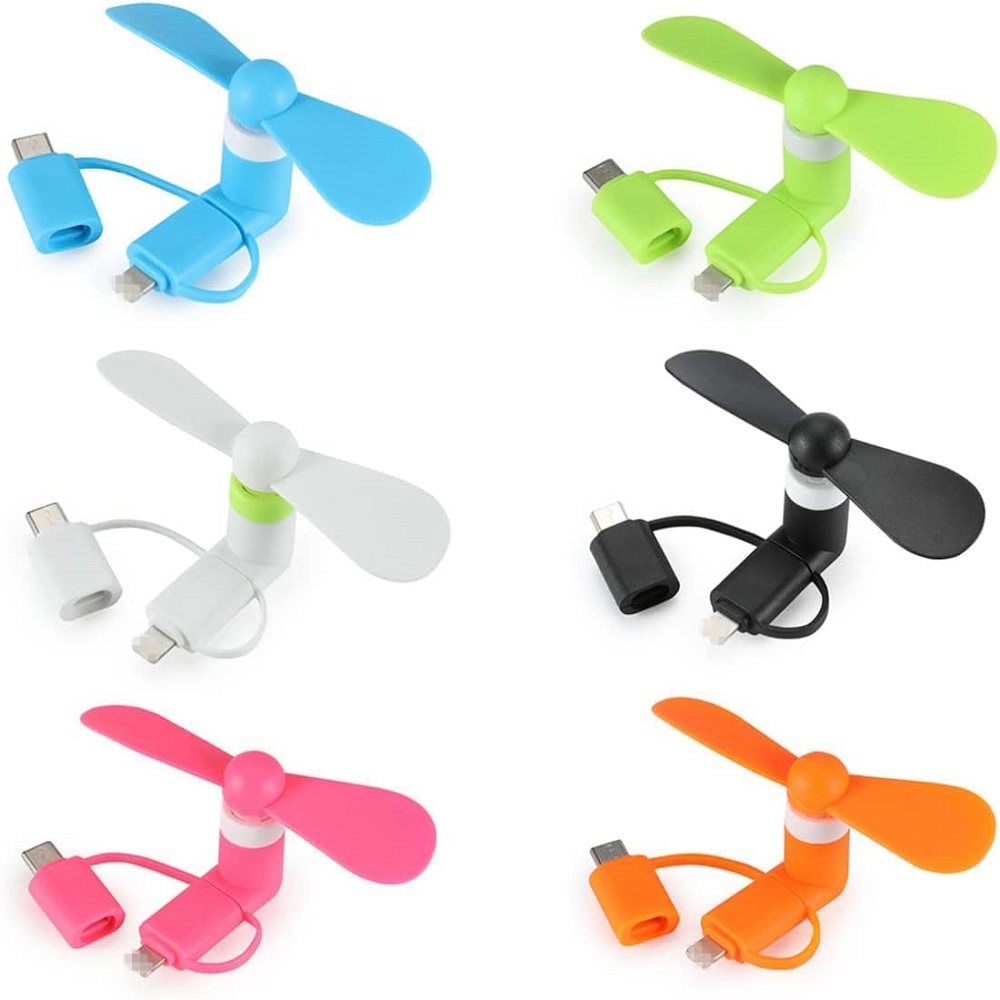 3 in 1 USB Powered Phone Fan f - огляд і ціна Micro Usb Cable