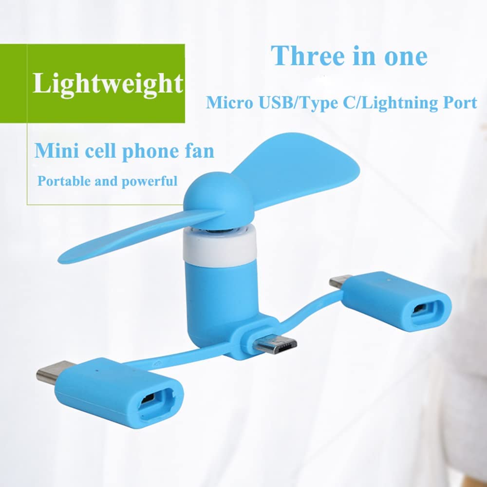 3 in 1 USB Powered Phone Fan f - огляд і ціна Micro Usb Cable