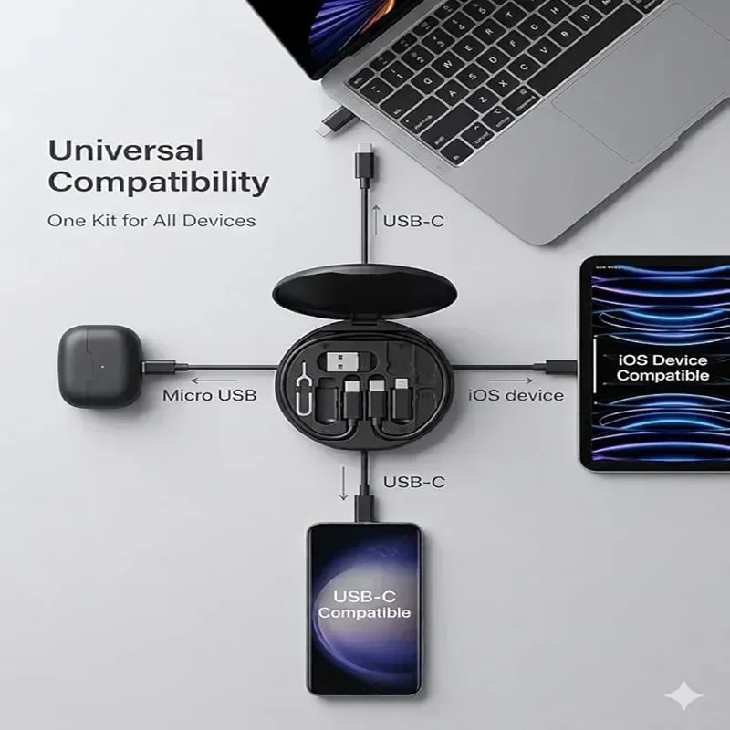 60W Fast Charging Cable Kit, B - огляд і ціна Usb C Cable