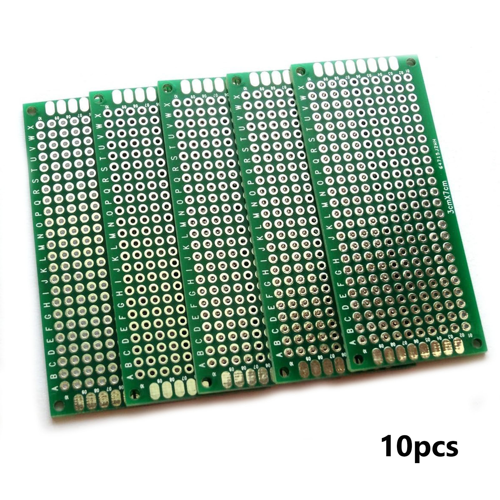 10pcs Double Side PCB 2X8 3X7  - огляд і ціна Pcb Prototyping Board