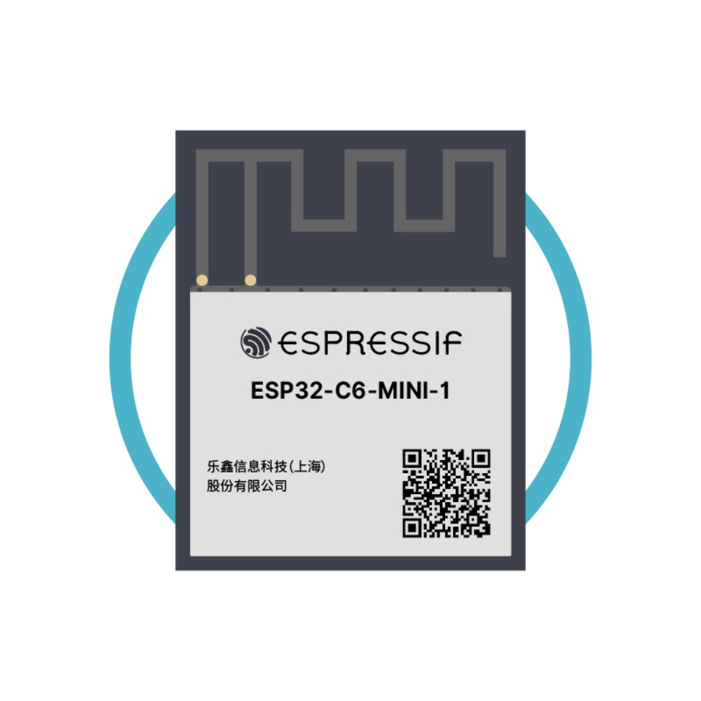 2-100PCS ESP32-C6-MINI-1U & 1  - огляд і ціна Ipex Connector