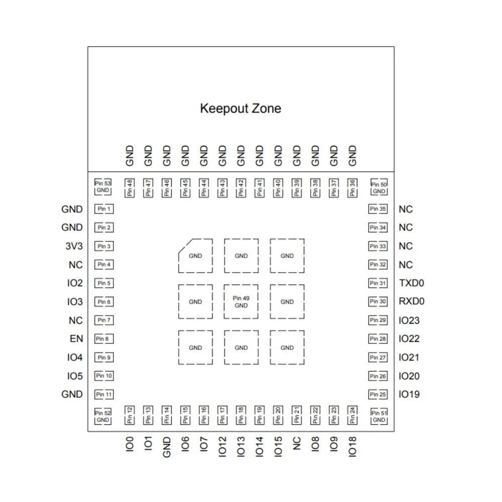 2-100PCS ESP32-C6-MINI-1U & 1  - огляд і ціна Ipex Connector