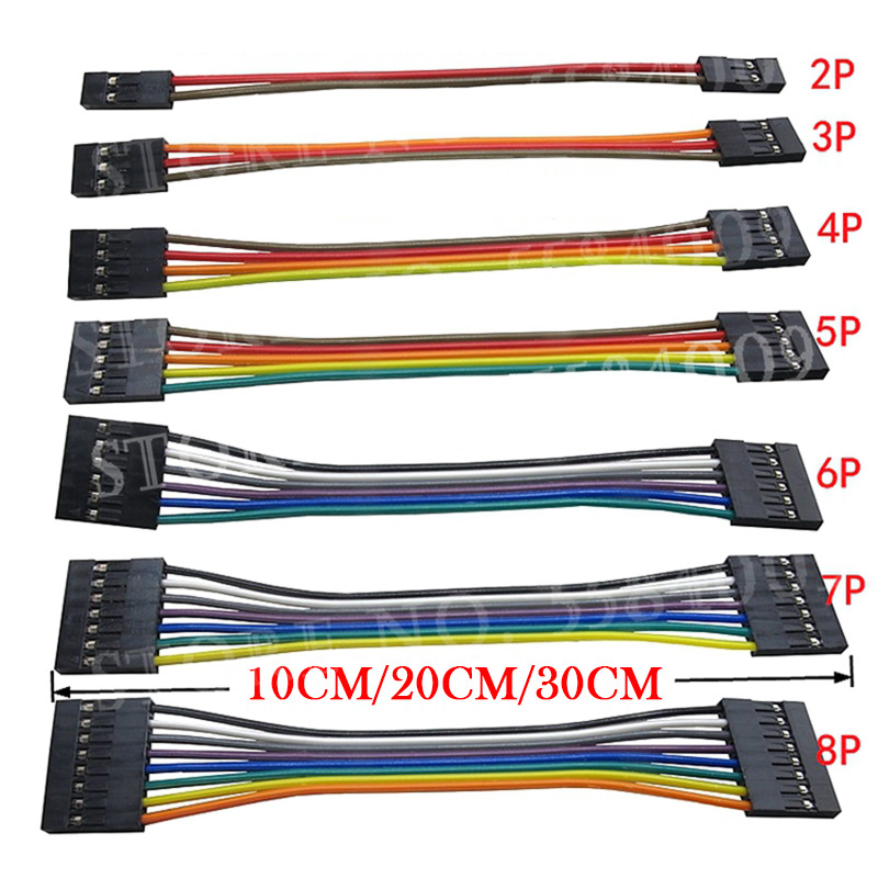 5PCS 2.54 Wire 2.54MM Dupont L - огляд і ціна Jumper Wire Kit