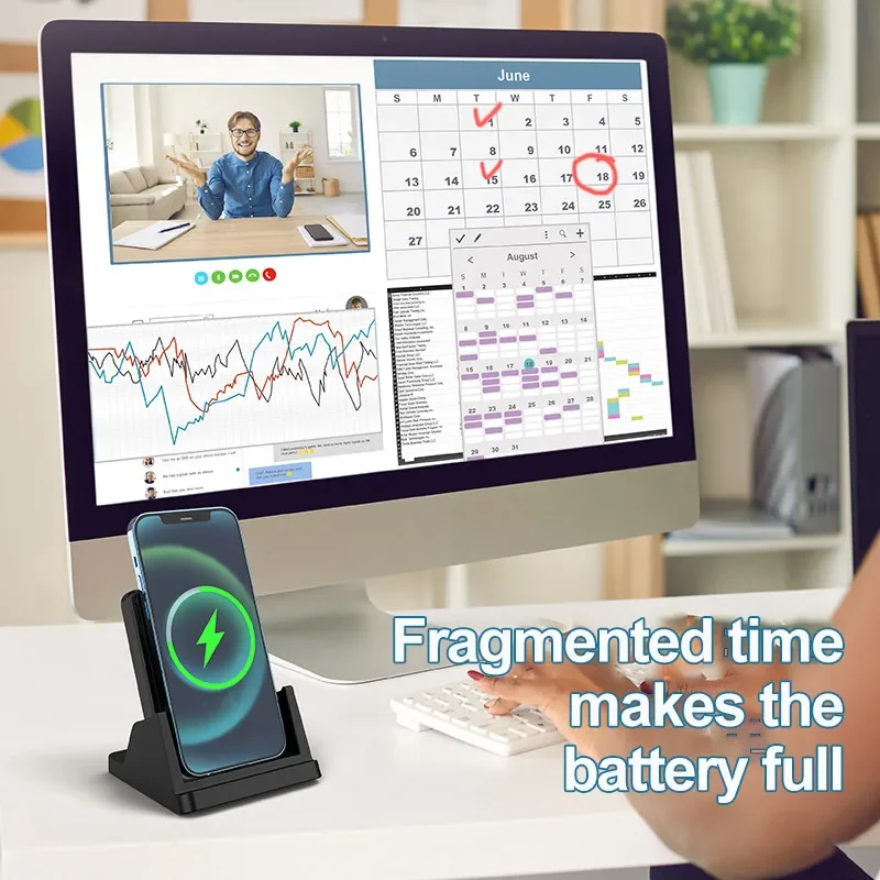 Wireless Charger Pad Stand Des - огляд і ціна Micro Usb Cable