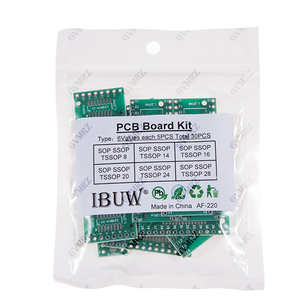 30PCS 6Values SOP SSOP TSSOP P - огляд і ціна Pcb Prototyping Board
