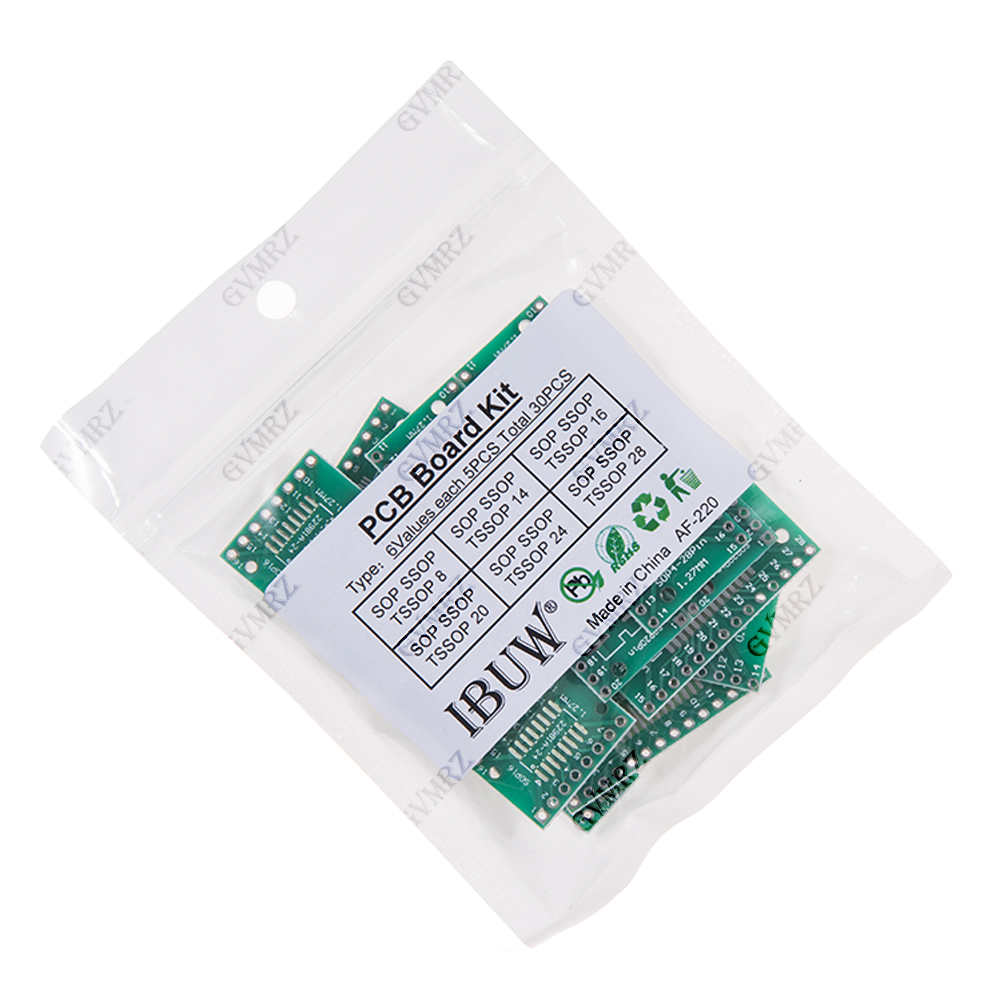 30PCS 6Values SOP SSOP TSSOP P - огляд і ціна Pcb Prototyping Board