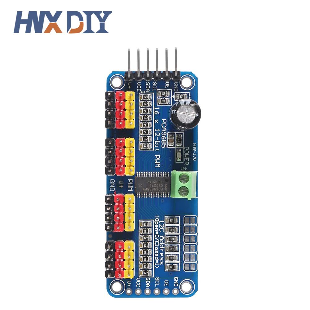 1-5pcs PCA9685 16 Channel 12-b - огляд і ціна Breadboard 400 Point